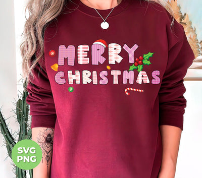 Merry Christmas, Pinky Christmas, Pink Lover, Christmas Lover, Digital Files, Png Sublimation