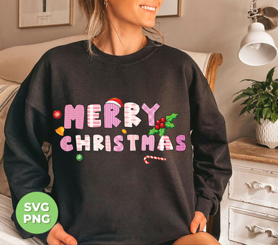 Merry Christmas, Pinky Christmas, Pink Lover, Christmas Lover, Digital Files, Png Sublimation