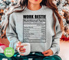 Work Bestie, Nutritional Facts, Bestie Nutrition, Love Work, Digital Files, Png Sublimation