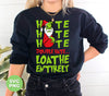 Hate Hate Hate, Double Hate, Loathe Entirely, Angry Grinch, Digital Files, Png Sublimation