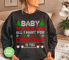 Baby, All I Want For Christmas Is You, Retro Xmas, Love Christmas, Digital Files, Png Sublimation