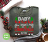 Baby, All I Want For Christmas Is You, Retro Xmas, Love Christmas, Digital Files, Png Sublimation