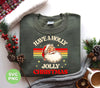 Have A Holly Jolly Christmas, Retro Christmas, Funny Santa, Digital Files, Png Sublimation