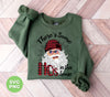 There's Some Ho's In This House, Cool Santa, Red Plaid Hat, Digital Files, Png Sublimation