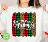 Plaid Pattern, Retro Christmas, Leopard Christmas, Digital Files, Png Sublimation