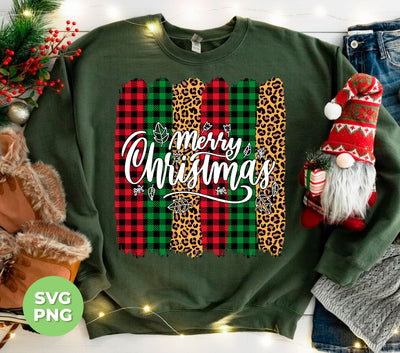 Plaid Pattern, Retro Christmas, Leopard Christmas, Digital Files, Png Sublimation