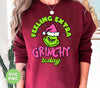 Feeling Extra Grinchy Today, Pink Grinchmas, Green Grinch, Digital Files, Png Sublimation