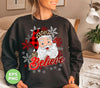 I Believe In You, Christmas Snowflake, Santa Claus, Digital Files, Png Sublimation