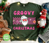 Groovy Christmas, Cool Santa, Pink Groovy Xmas, Digital Files, Png Sublimation