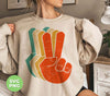 Peace Sign, Retro Peace Sign, Love Peace, Say Hi, Digital Files, Png Sublimation