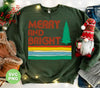 Merry And Bright, Retro Christmas, Love Christmas, Digital Files, Png Sublimation