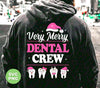 Very Merry Dental Crew, Set Of Tooth, Trendy Christmas, Digital Files, Png Sublimation