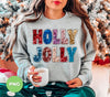 Holly Jolly, Sequin Holly Jolly, Blink Glitter Christmas, Digital Files, Png Sublimation