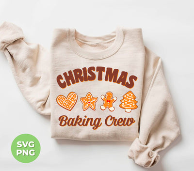 Christmas Baking Crew, Gingerbread Crew, Set Of Gingerbread, Digital Files, Png Sublimation