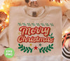 Merry Christmas, Xmas Pattern, 3D Text Christmas, Digital Files, Png Sublimation