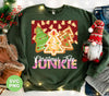 Christmas Tree Junkie, Xmas Tree Gingerbread, Gingerbread Lover, Digital Files, Png Sublimation