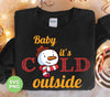 Baby It's Cold Outside, Snowman Christmas, Funny Snowman, Digital Files, Png Sublimation