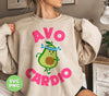 Avo-cardio, Avocado, Funny Avocado, Pink Avocado Do Cardio, Digital Files, Png Sublimation