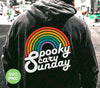 Spooky, Scary, Sunday, Rainbow Spooky, Retro Scary, Digital Files, Png Sublimation