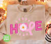 Hope, Please Hope, Pink Ribbon, Aweness, Hopeness, Digital Files, Png Sublimation