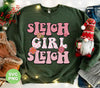 Sleigh Girl Sleigh, Pinky Sleigh, Groovy Sleigh, Pink Christmas, Digital Files, Png Sublimation