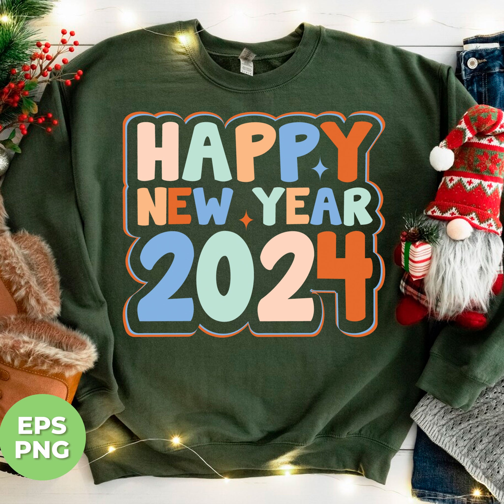 Celebrate the start of 2024 with our Happy New Year, Bling New Year, Blink 2024 Png Sublimation design. The perfect addition to your New Year's Eve party or outfit! Sparkle and shine with style as you ring in the new year with this unique and trendy design.