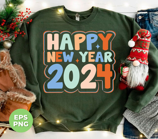 Celebrate the start of 2024 with our Happy New Year, Bling New Year, Blink 2024 Png Sublimation design. The perfect addition to your New Year's Eve party or outfit! Sparkle and shine with style as you ring in the new year with this unique and trendy design.