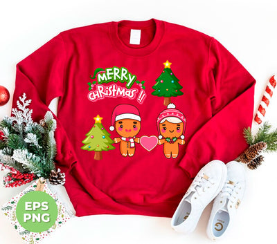 Couple Gingerbread, Lovely Gingerbread, Love Christmas, Trendy Christmas, Png Sublimation