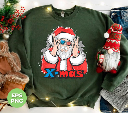 Unwrap the holiday spirit with our Cool Xmas collection featuring Cool Santa, American Santa, Santa From Wallhole, and Trendy Christmas designs. Made with Png Sublimation technology for vibrant and long-lasting prints. Elevate your Christmas style with these trendy and unique designs.