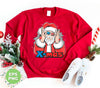 Cool Xmas, Cool Santa, American Santa, Santa From Wallhole, Trendy Christmas, Png Sublimation