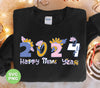 2024 New Year, Flower Lover, Happy New Year, Png Sublimation