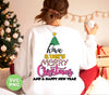 Have A Very Merry Christmas, And A Happy New Year, Trendy Christmas, Png Sublimation