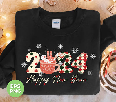 2024 New Year, Happy New Year, Love 2024, 2024 Is Coming, Png Sublimation