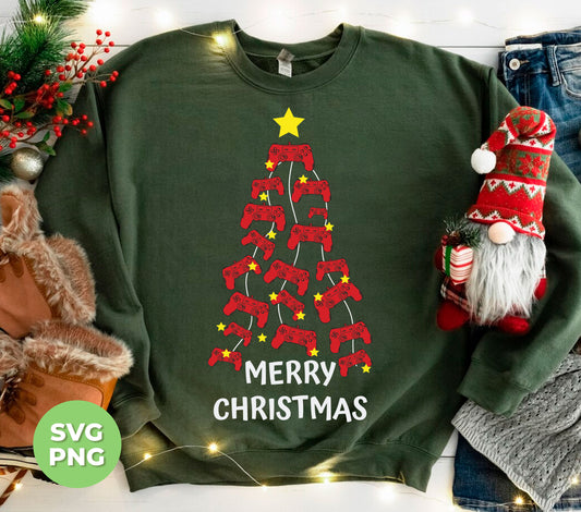 Get into the holiday spirit with the Christmas Tree Gaming Xmas edition! Designed for gamers, this trendy Christmas tree features a unique Png Sublimation design. Perfect for displaying your love for gaming during the festive season.