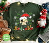 Get into the festive spirit with our Believe Christmas, Cute Christmas Dog design! Perfect for any dog lover, this trendy design will bring a touch of holiday cheer to your wardrobe. Made with high-quality Png Sublimation, this design is sure to last for many joyful Christmases to come.