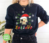 Believe Christmas, Cute Christmas Dog, Dog Lover, Trendy Christmas, Png Sublimation