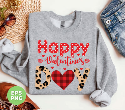 Happy Valentine's Day, Leopard Valentine, Cute Heart, Trendy Valentine, Png Sublimation