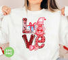 Love Gnome, Pink Leopard, Cute Love, Cute Valentine, Trendy Valentine, Png Sublimation