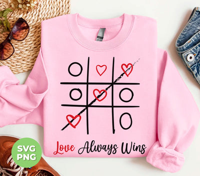 Love Always Wins, Love Gomoku, Valentine Gomoku, Trendy Valentine, Png Sublimation