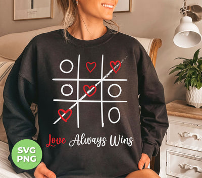 Love Always Wins, Love Gomoku, Valentine Gomoku, Trendy Valentine, Png Sublimation