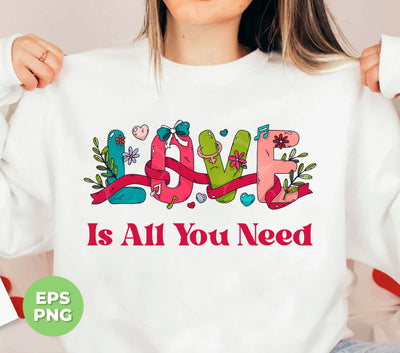 Express your love with this adorable and trendy product! Featuring "Love Is All You Need" and other cute designs, this Png Sublimation is perfect for Valentine's Day or any special occasion. Show your love in style and make a lasting impression with our Best Love collection. Available now.