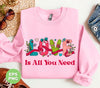 Love Is All You Need, Love Text, Best Love, Cute Valentine, Trendy Valentine, Png Sublimation