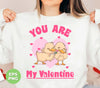 "This Valentine's Day, show your love with our You Are My Valentine Png Sublimation design featuring an adorable Chick Couple and Pink Heart. Trendy and cute, it's the perfect way to express your affection. Don't miss out on this must-have design for a unique and heartwarming gift."