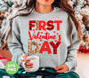 First Valentine's Day, Cute Valentine, Heart Pattern, Trendy Valentine, Png Sublimation