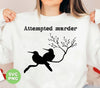 Attempted Murder, Couple Birds, Love Birds Silhouette, Digital Files, Png Sublimation