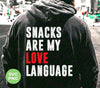 Indulge in your love for snacks with our "Snacks Are My Love Language" digital file. Featuring a love-inspired design and high-quality PNG sublimation, express your affection for snacking in the most stylish and convenient way. Perfect for any snack-lover, this file is a must-have for your digital collection.