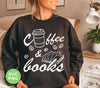 Coffee And Books, Love Coffee, Love Books, Coffee Lover, Digital Files, Png Sublimation