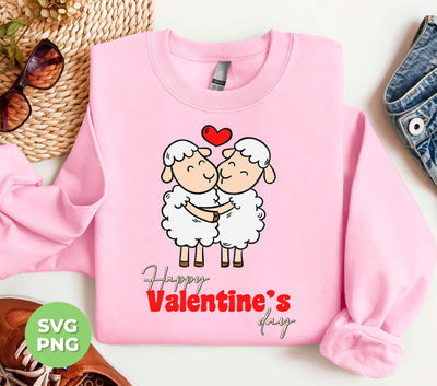 Happy Valentine's Day, Sheep Valentine, Valentine Sheep, Digital Files, Png Sublimation