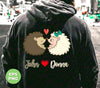 Celebrate your love with our Personalized Hedgehog Couple name design. Perfect for any hedgehog lover, our digital files in PNG format can be easily used for sublimation. Customized with your names, it's the perfect way to show your special bond. Order now and make your love even more unique.