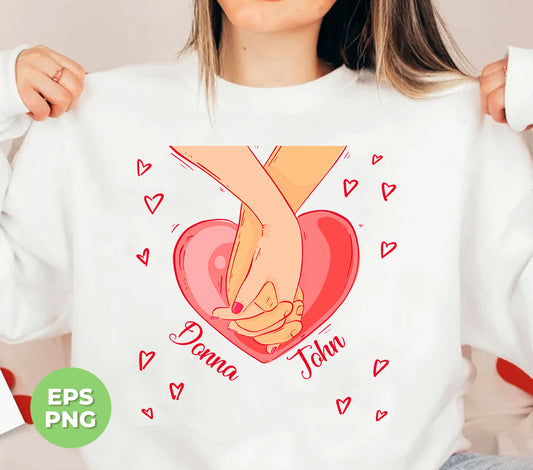 Make your Valentine's Day extra special with our Personalized Hand In Hand With Love digital files. Show your love with our Love You design, perfect for sublimation printing on any product. Customizable and unique, make your Valentine's Day memorable with our Personalized Valentine design.